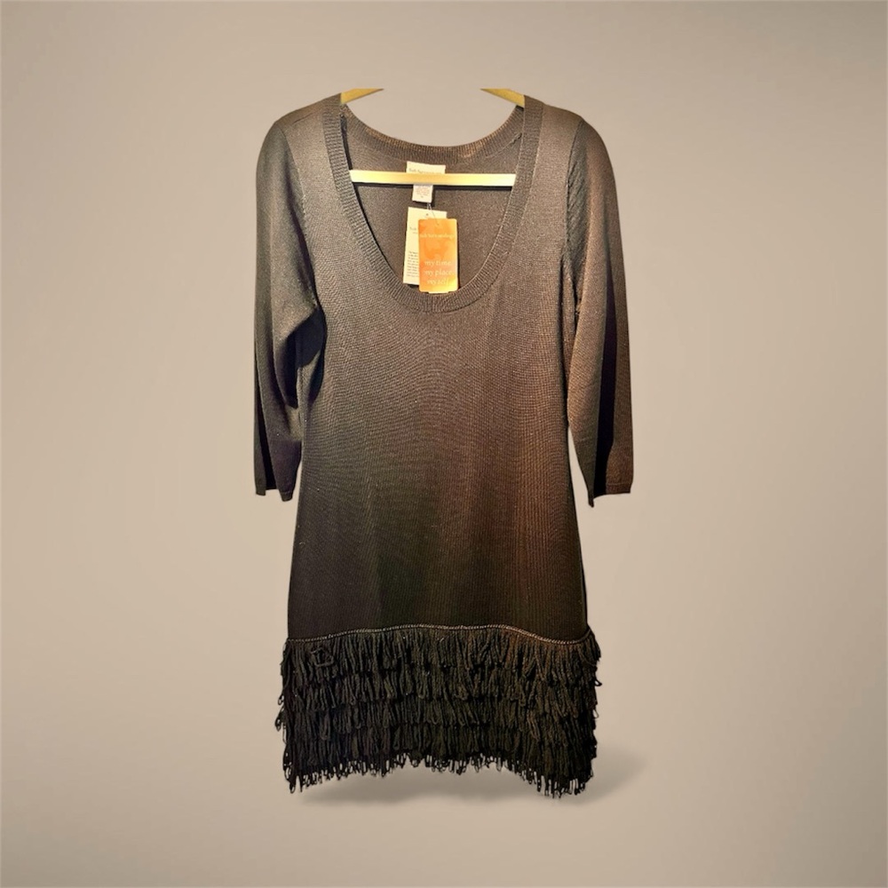 NWT Soft Surroundings Elegant Black Knit Dress